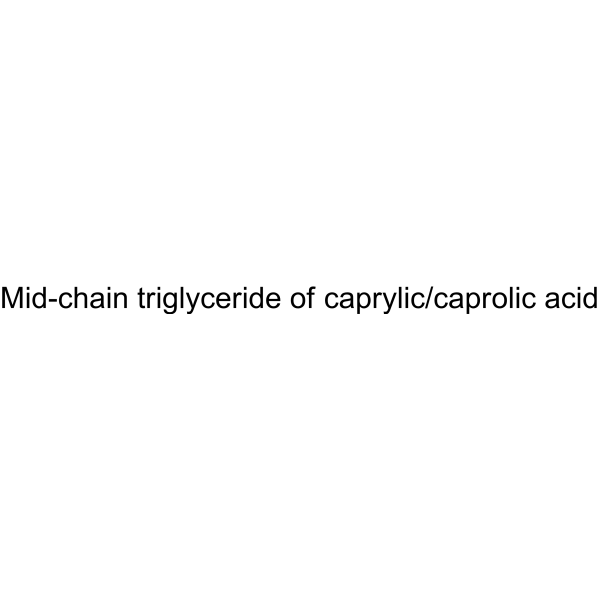Mid-chain triglyceride of caprylic/caprolic acid